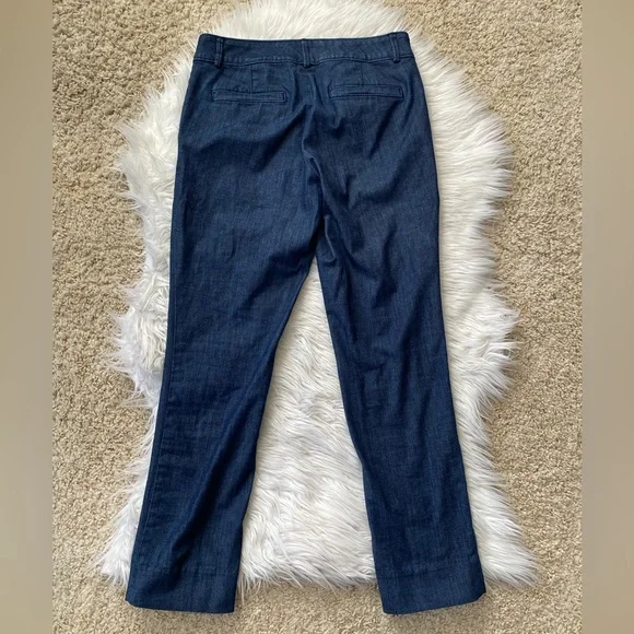 {Banana Republic Factory} Hampton Fit Ankle Pants in Blue - Women's 0 - Picture 3 of 6